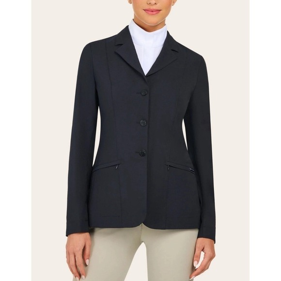 NEW RJ Classics Navy Sloane Show Coat Womens Size 10R Equestrian Horse $189 - Picture 1 of 7